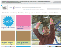 Tablet Screenshot of bbw-muenchen.de